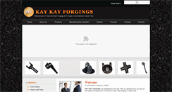 Desktop Screenshot of kaykayforgings.com